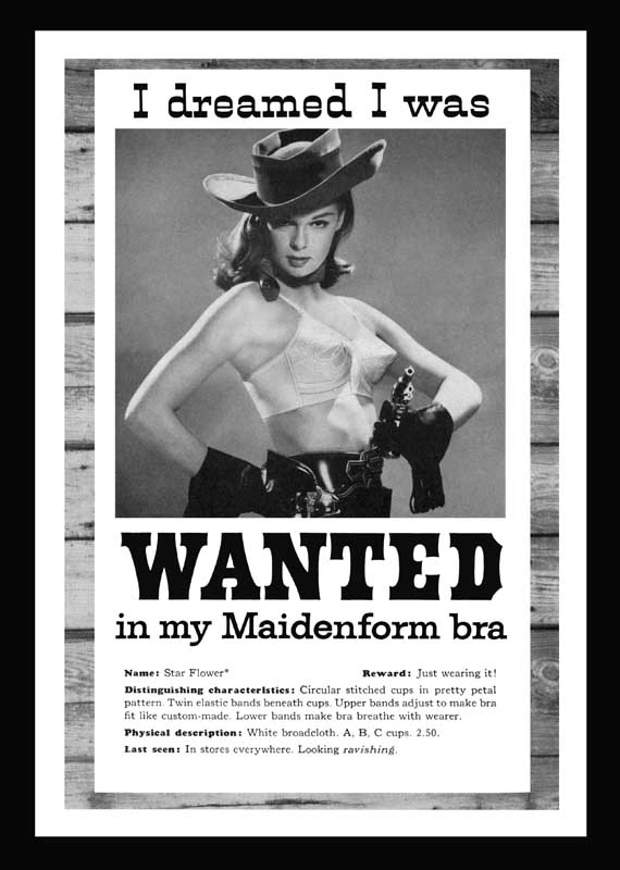 New Vintage Maidenform Bra Ad from Digital Archives - Vintage